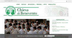Desktop Screenshot of diocesidibenevento.it